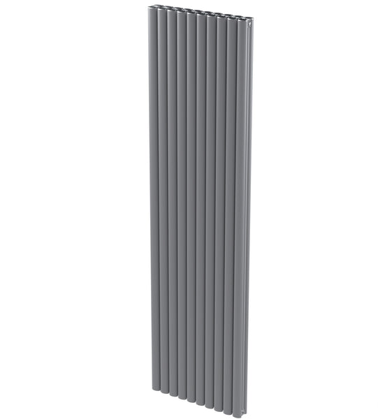 Silver Long Radiators Ace Royale (Horizontal) Designer Radiator (Matt Silver) – Hot Interiors Ltd
