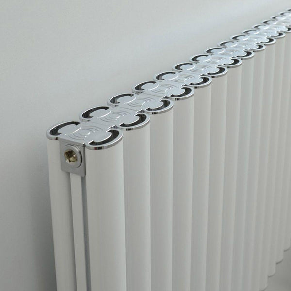 Ace Royale (Horizontal) Designer Radiator (White) – Hot Interiors Ltd