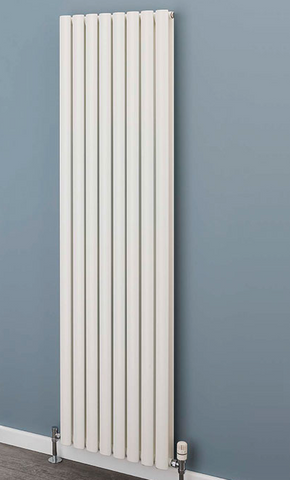Rads2Rail Finsbury Vertical White Radiator