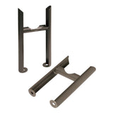 Milan (Horizontal) Bare Metal Lacquer - 4 column - (H)600mm
