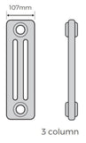MHS Multisec Anthracite Column Radiator