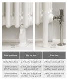 Milan (Vertical) White - 4 column - (H)1800mm