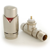 Modern Brushed Thermostatic Straight/Angle Valves