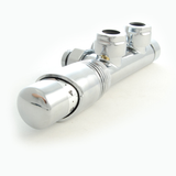 50mm Twin Thermostatic Chrome Valve
