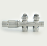 50mm Twin Thermostatic Chrome Valve