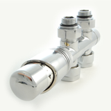 50mm Twin Thermostatic Chrome Valve