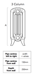 The Radiator Company Linton Diagram 3 Column